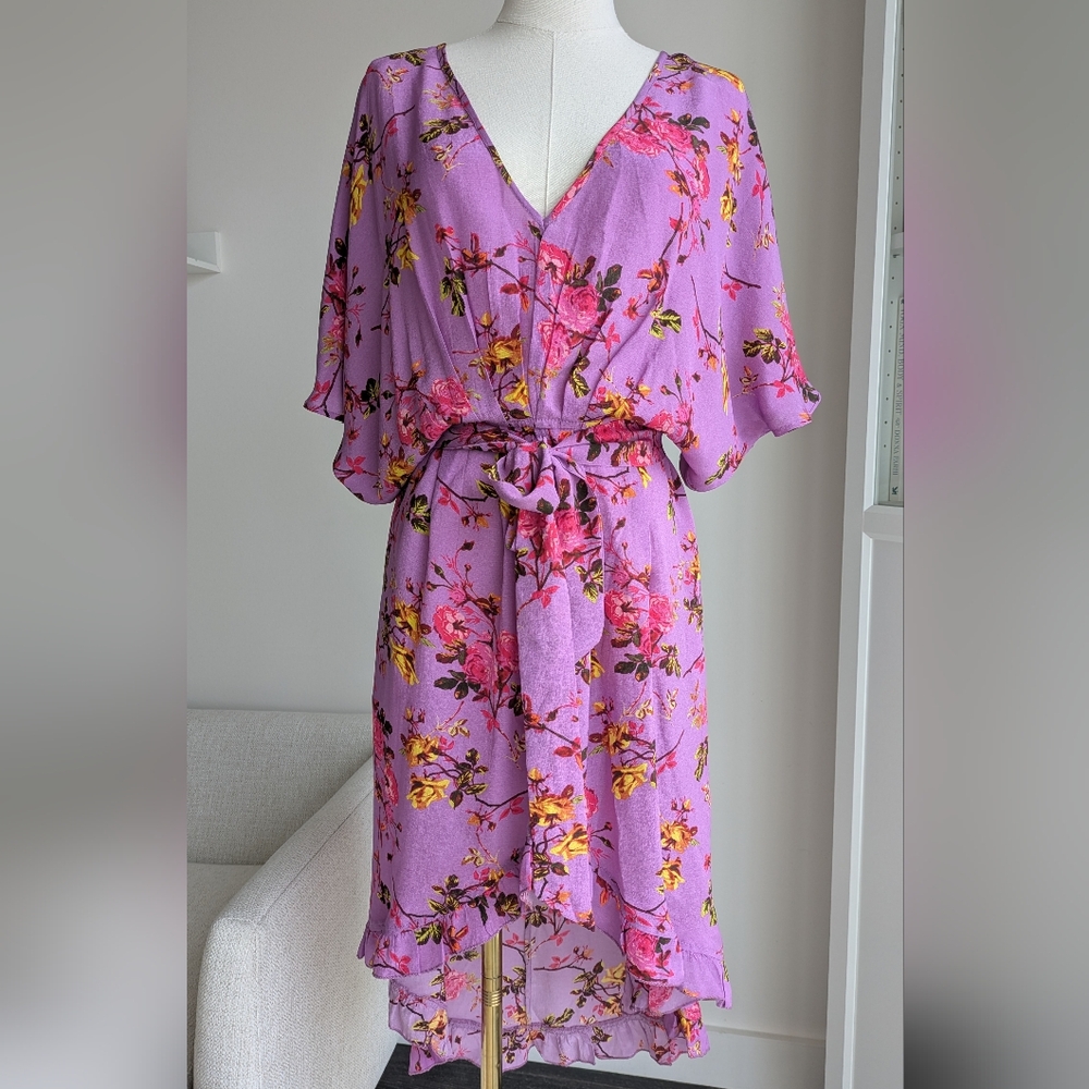 Lola Australia Dita Silk Midi Dress Small